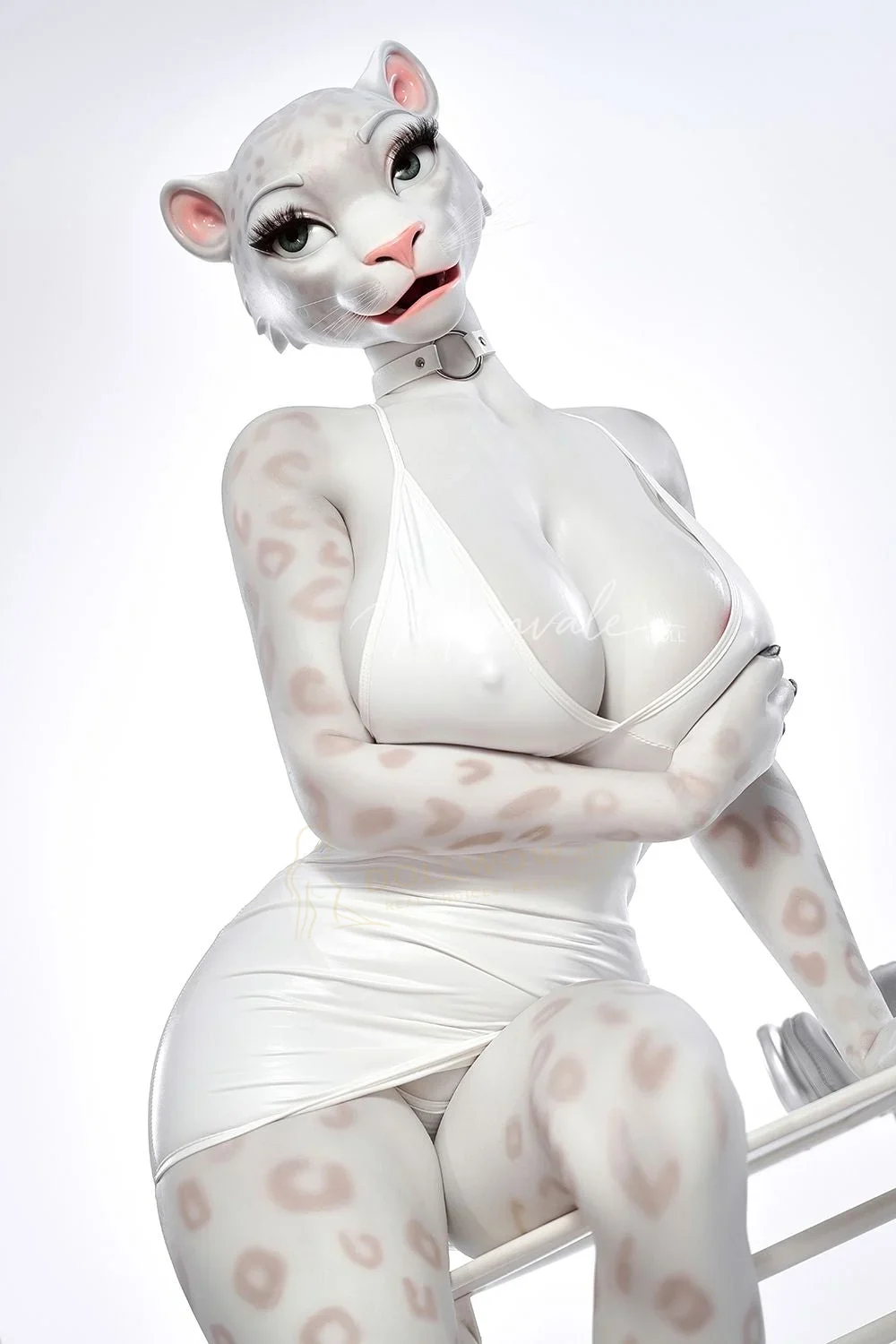 Moonvale Velara - White Panther Office 165cm Silicone — image 5 of 8