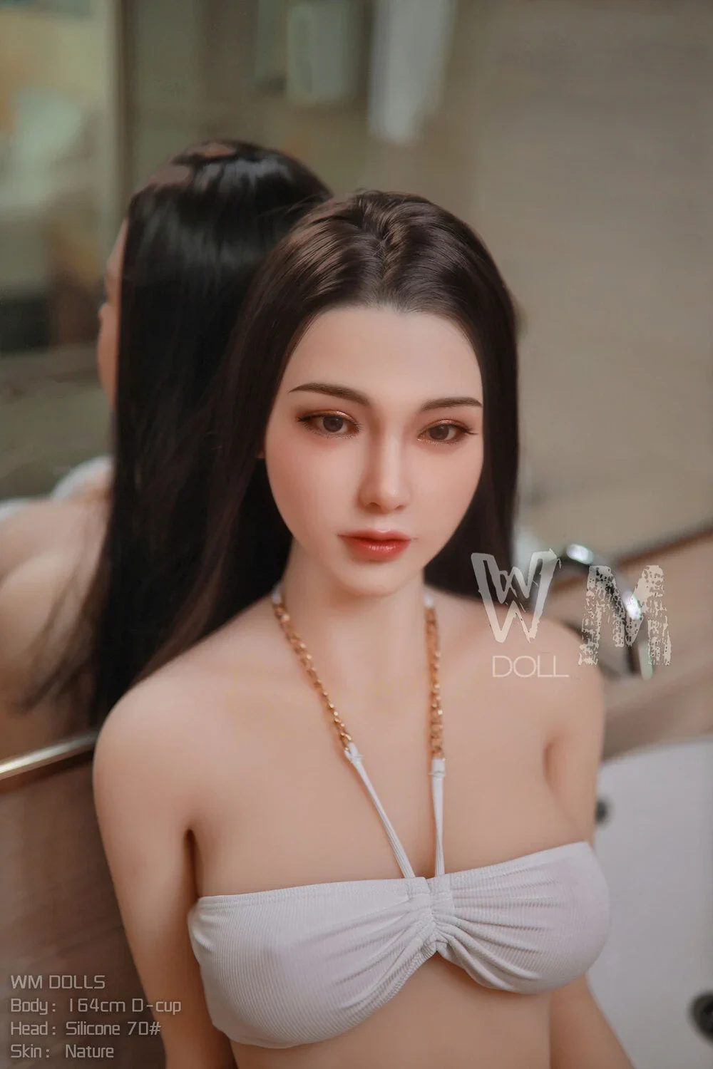 WM Camille Mary 164cm D-Cup Silicone Head — image 2 of 8